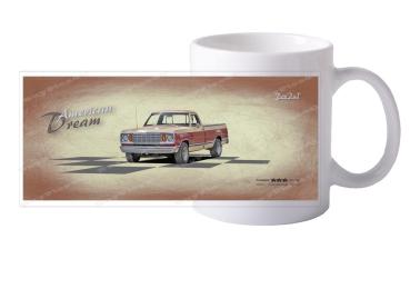 Keramiktasse mit Motiv von Pickup KTaPu2020-16